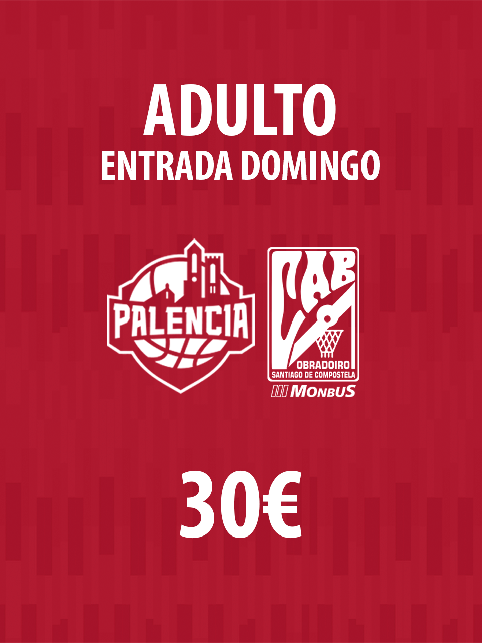 Entrada Adulto Domingo (Super Agropal Palencia)